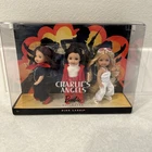 VINTAGE 2009 MATTEL CHARLIE'S ANGELS BARBIE COLLECTOR PINK LABEL FASHION DOLLS