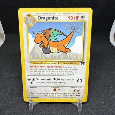 Dragonite Movie Promo 5 WOTC Black Star Promo Pokemon Card HP