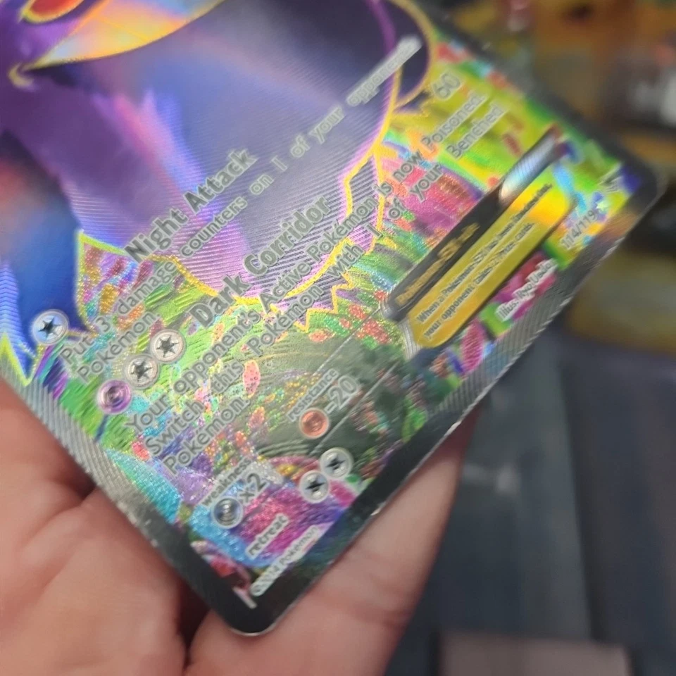 Gengar EX (114 Full Art) 114/119 XY Phantom Forces Holo (PLAYED) Balloon Gengar - Image 3 of 4