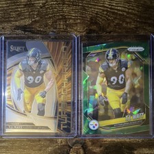2025 Panini Select/Prizm - T.J. Watt Steelers NFL Card Lot - 2 Cards