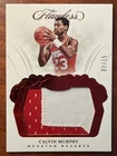 2017-18 Flawless Patches Auto Calvin Murphy #P-CMY Ruby Rockets /15