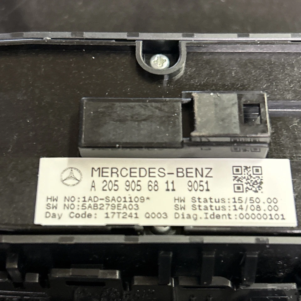 Interruptor de ventana principal delantero izquierdo mercedes w205 c300 glc43 2015-2020 a2229056800 Foto 3 de 4