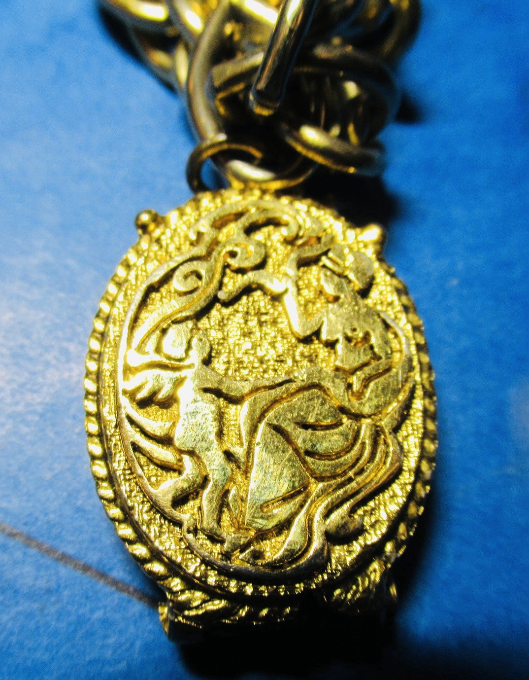 Vintage Max Factor Almost Full Solid Perfume Lock… - image 2