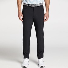 VRST Men's Fairway 5-Pocket Slim Fit Golf Pant Size 38 Pure Black MSRP $90
