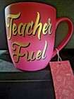 *NEW* SHEFFIELD HOME "TEACHER FUEL" MUG* SUPER SMOOTH AND SOFT TO THE TOUCH MUG — photo 1
