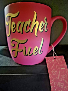 *NEW* SHEFFIELD HOME "TEACHER FUEL" MUG* SUPER SMOOTH AND SOFT TO THE TOUCH MUG