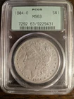 1904-O  PCGS MS 63 Morgan Silver Dollar Gen 2 Green Holder