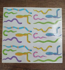 Mrs Grossman's Snake Stickers 2 Full Mods Vintage 