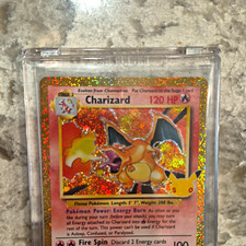 Pok mon TCG Charizard Holo Card 4/102 Celebrations Classic Collection 30th 