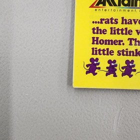 The Simpsons Bartman Meets Radioactive Man Nintendo NES Instruction MANUAL ONLY