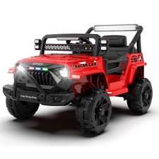 Electric Kids Ride on Truck 12V Battery Suspension Remote LED Light Toddler Ride