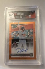 2020 Panini  Optic Rated Prospects Signatures Joey Bart #RPS-JO Orange prizm
