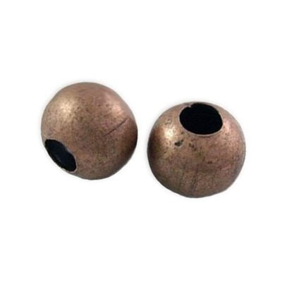 Rot Kupfer Eisen Perlen Rund Zwischenring 4 mm Packung mit 400+