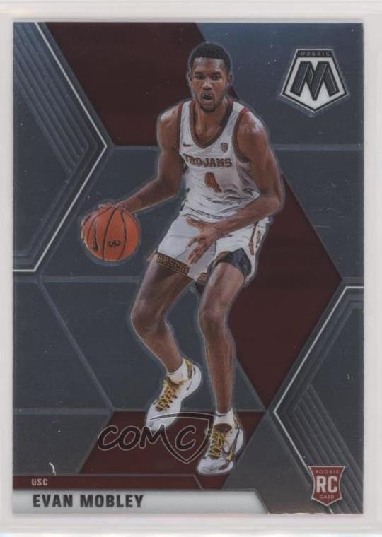 2021-22 Panini Chronicles Draft Picks Mosaic Evan Mobley #252 02w5