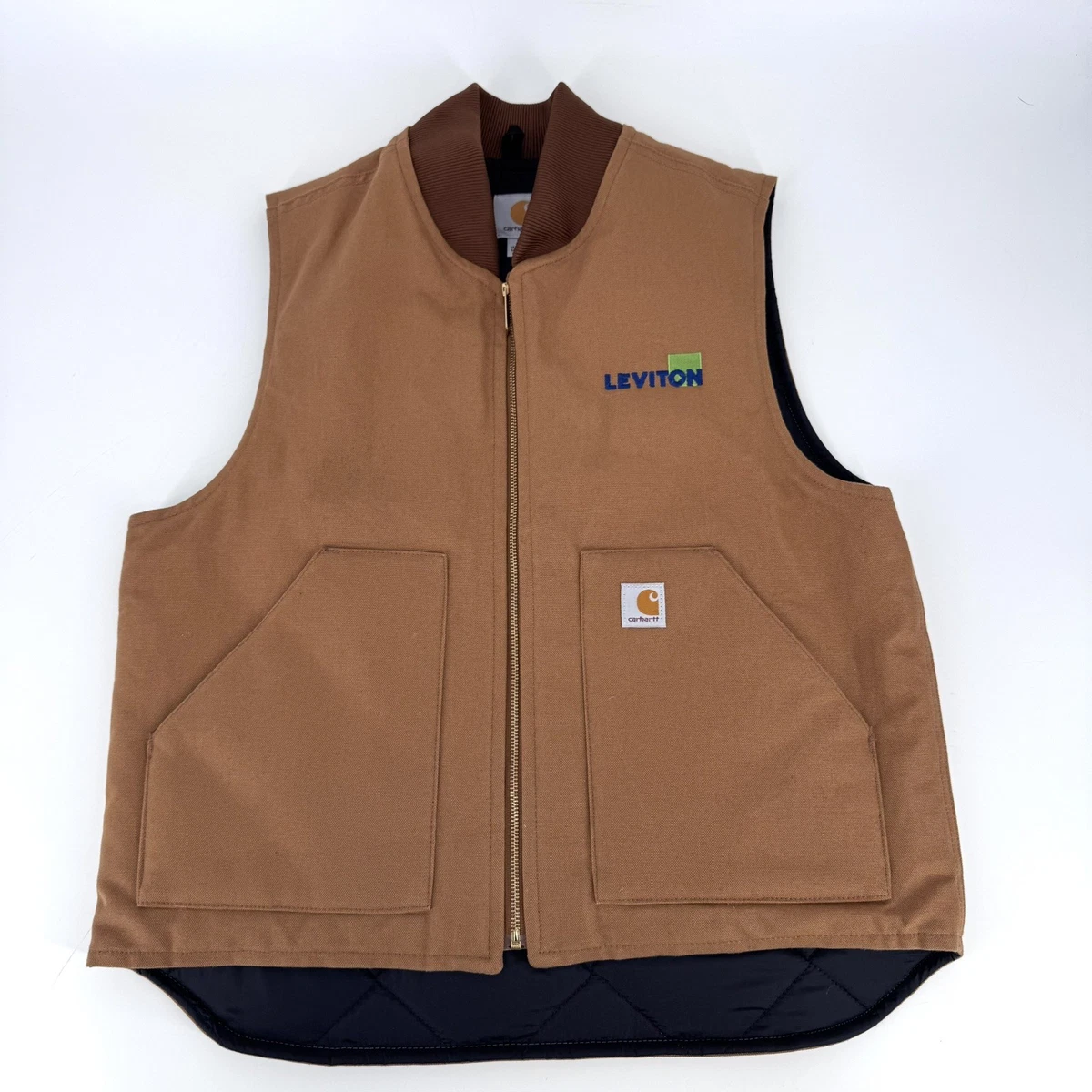 Carhartt Duck Vest In Men's Coats & Jackets for sale | eBay
