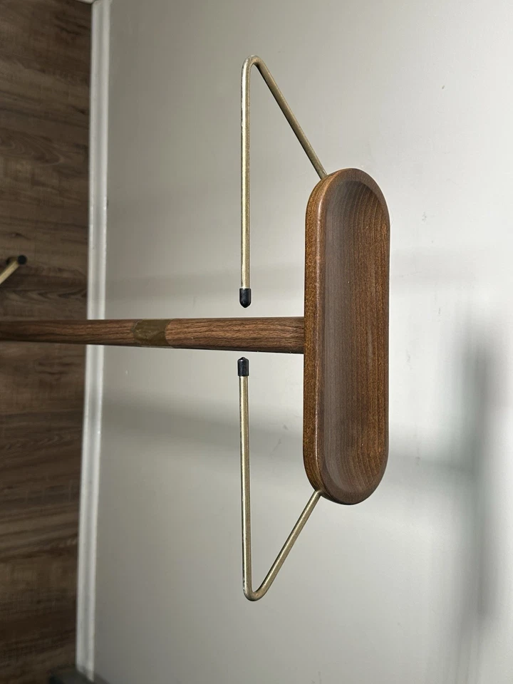 Suit Stand Valet Mens Butler Coat Hanger Jacket Rack Mid-century Gio Ponti Style - Image 4 of 4
