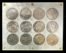 Boeing Project Apollo  - Apollo VII  to  XVII Medal Set Century Plastics (L6461)