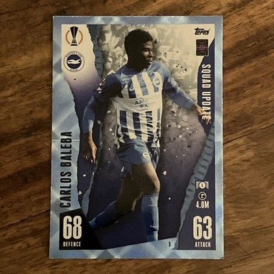 Match Attax Extra 2023/24 Carlos Baleba Crystal Parallel (Beschreibung lesen)