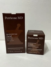 Perricone MD Neuropeptide Facial Cream 2.5oz And Firming Moisturize 2oz Sealed