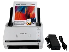 Epson WorkForce DS-530 II Duplex Business Document Scanner J382D w/AC Adapter