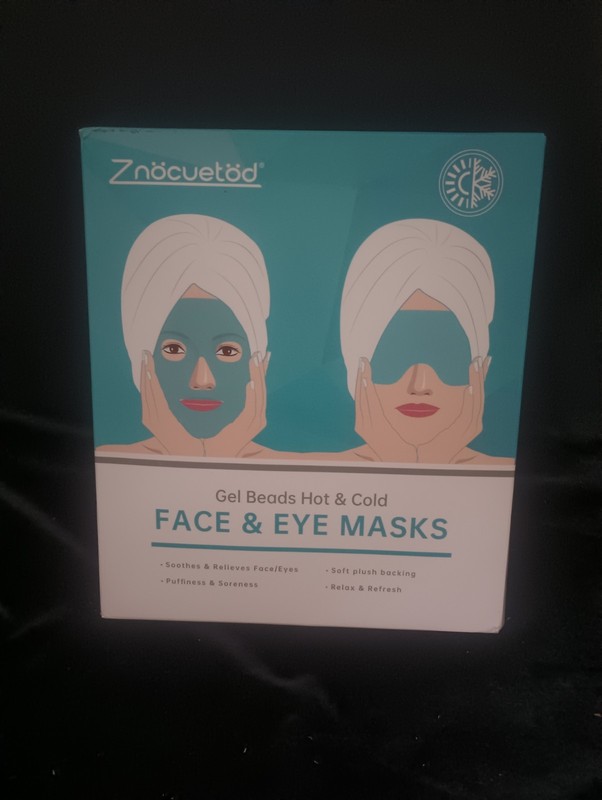 Znocuetod Gel Beads Hot & Cold Face & Eye Masks NIP