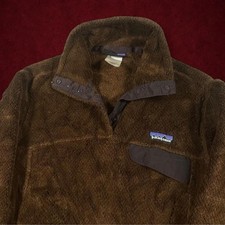 Patagonia Women s Small Brown Fleece Quarter Snap Pullover