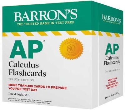 AP Calculus Flashcards, Fourth Edition: Up-to-Date Review and Practice +