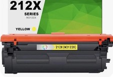 NIB HiGH Yield 13000 Pgs 212X W2122X HP LaserJet Enterprise Yellow Toner w/CHIP