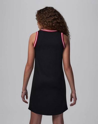 Jordan Nike Girls 23 Jersey Long Tank Top Size L Gym Black Sleeveless MSRP $45 - Picture 5 of 12
