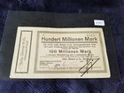 German Inflation Banknote - Oedt Krefeld 100 Million Mark 1923 - N307