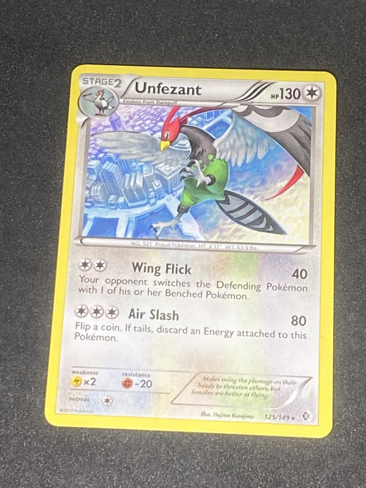 NM Unfezant 125/149 Boundaries Crossed Regular