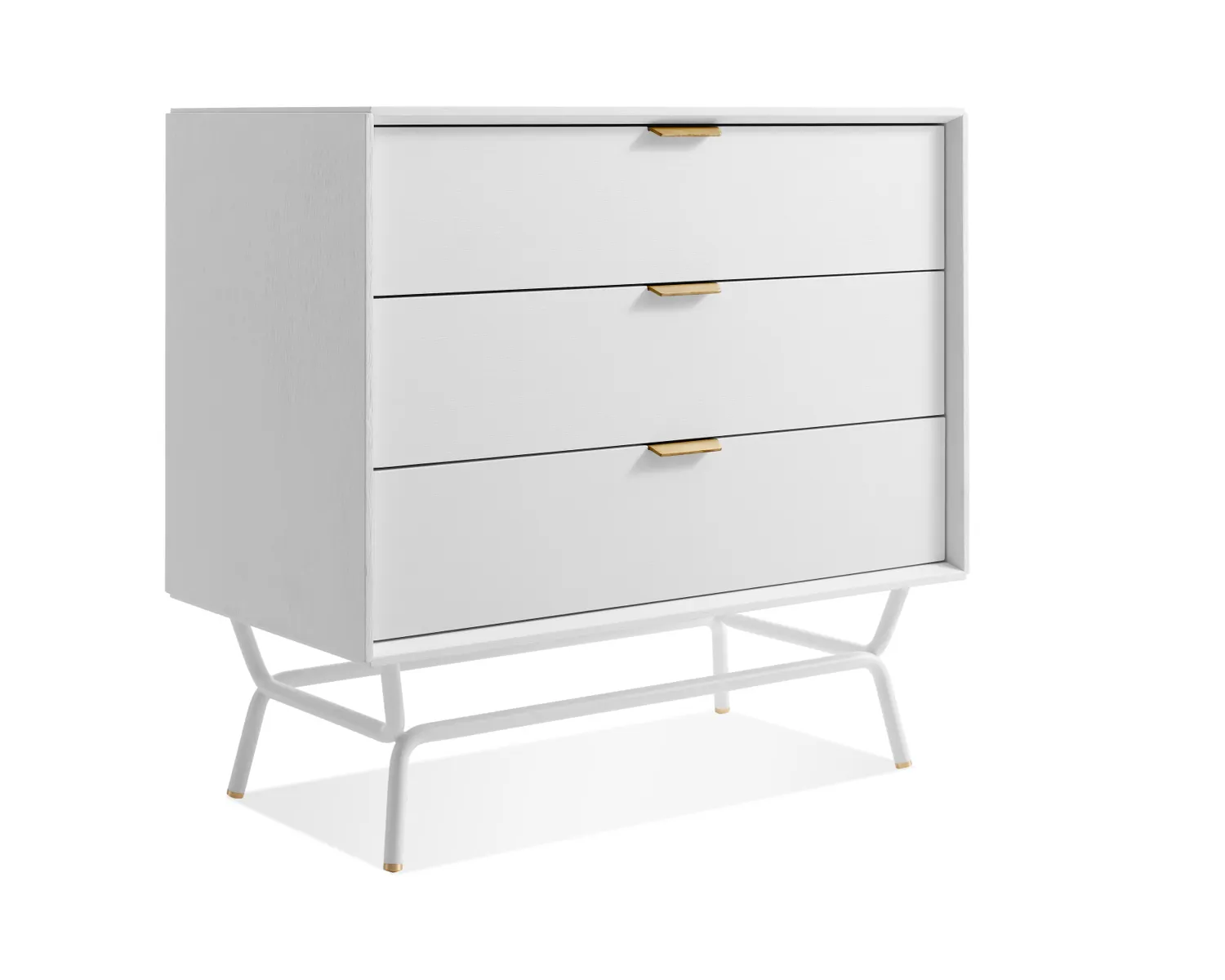 Blu Dot Dang 3 Drawer Dresser White eBay