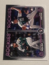 2024 Topps Update Rookie Combos Molina Evan Justice US270