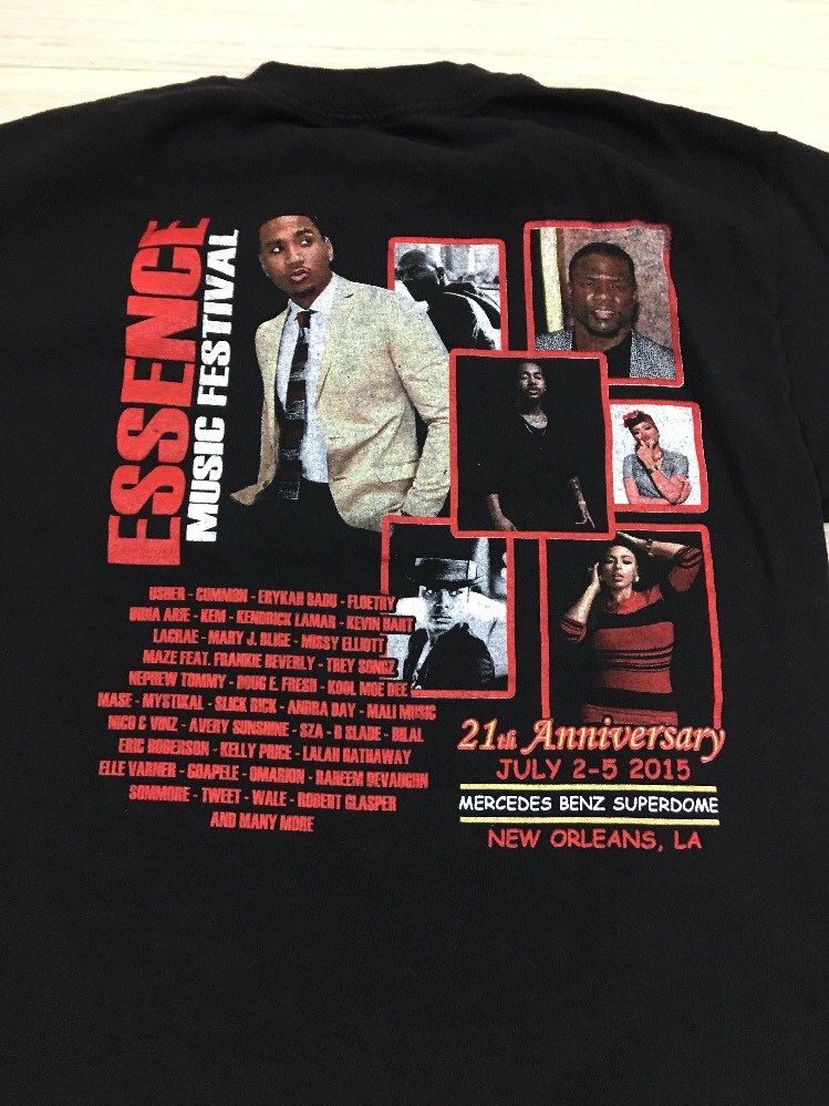 Essence Music Festival July 2-5 2015 Rap Tee shirt Size Medium | eBay