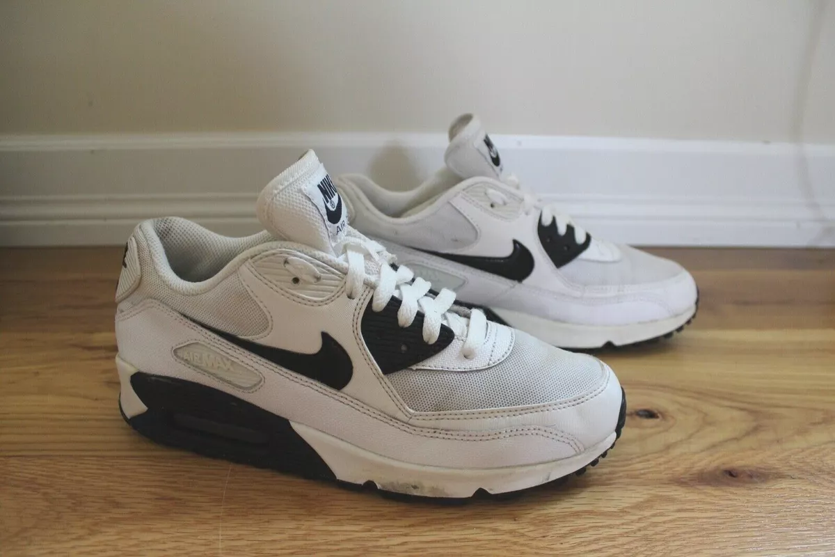 bizon Zoeken opvolger Nike Air Max 90 Essential White Black 616730--110 Old School Vintage  Women&#039;s 9M | eBay