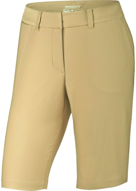Womens Nike Golf Bermuda Tournament Shorts Size 0 Khaki for sale online | eBay
