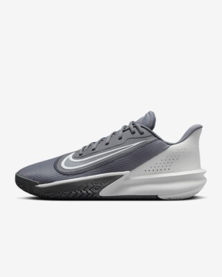 Nike Precision VII Mens Gray White Basketball Shoes Trainers uk
