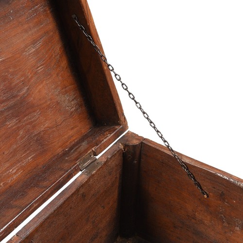 Wooden Chest Trunk Vintage Bone Inlay Trunk Box Storage Trunk Farmhouse Handmade - Picture 9 of 20