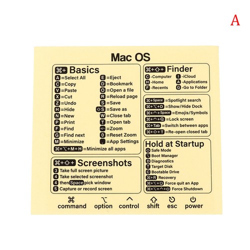 Windows PC Reference Keyboard Shortcut Sticker Adhesive for PC Laptop Desktop-wf - Bild 13 von 15