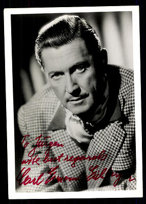 Carl Edmond Eichberger Autograph Card Original Signed ## BC G 12565