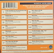 SF260   SUNFLY KARAOKE CDG VERY RARE, NOT SOLD IN THE USA LOT UK