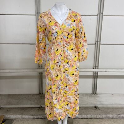 knee length dresses for ladies Ruched Midi Dress (S-3X) – Valencia Boutique main image 1