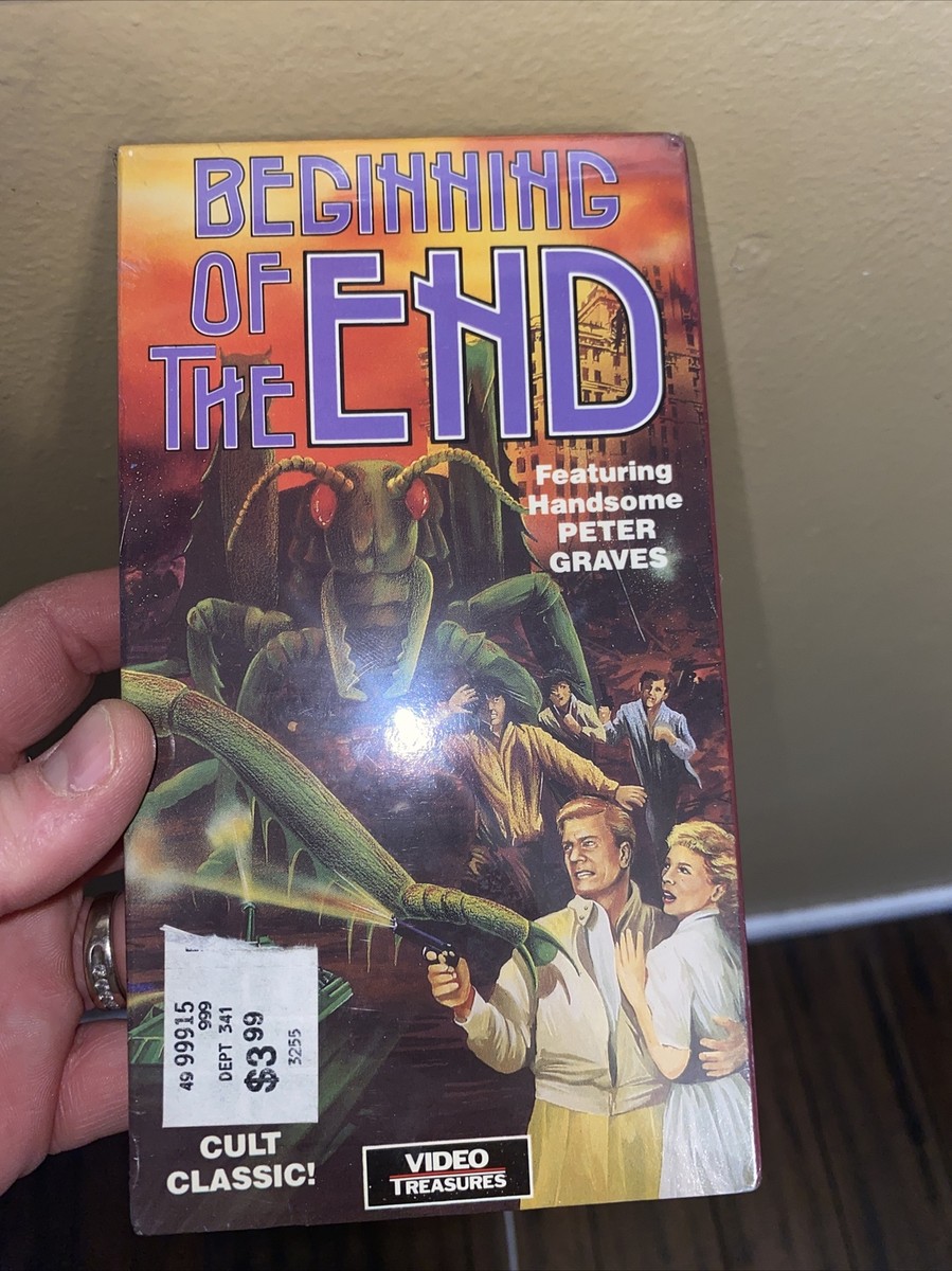 Beginning of the End (1957) VHS 1998 Rhino Video HORROR SCI-FI
