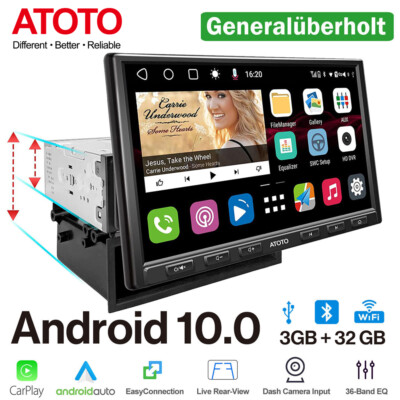 ATOTO S8 Standard Single 1din 8 Zoll Radio Android Autoradio 3G+ 