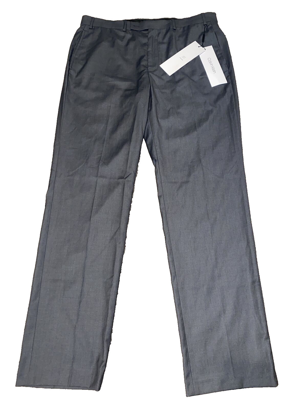 NWT Calvin Klein Men's Modern Fit Dress Pant 34Wx32L! QUALITY! NEW! MEASURMENTS!