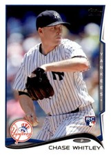 Chase Whitley 2014 Topps Update Rookie Card #US-171