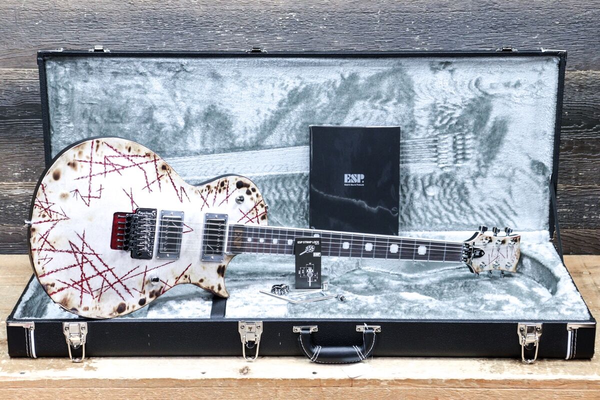 ESP E-II RZK-II Burnt Richard ZK Signature Distressed ESP E-II RZK-II Burnt Richard ZK Signature Distressed