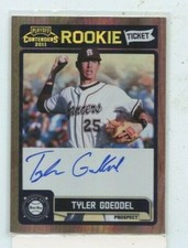 TYLER GOEDDEL 2011 Playoff Contenders Rookie Ticket Auto Autograph RT33