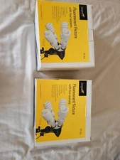 Impact 4 Socket Fluorescent Fixture Photography Studio  (KIT OF 2)   .      1022
