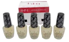 LOT OF 5 - OPI MATTE TOP COAT 15ML 0.5FL OZ